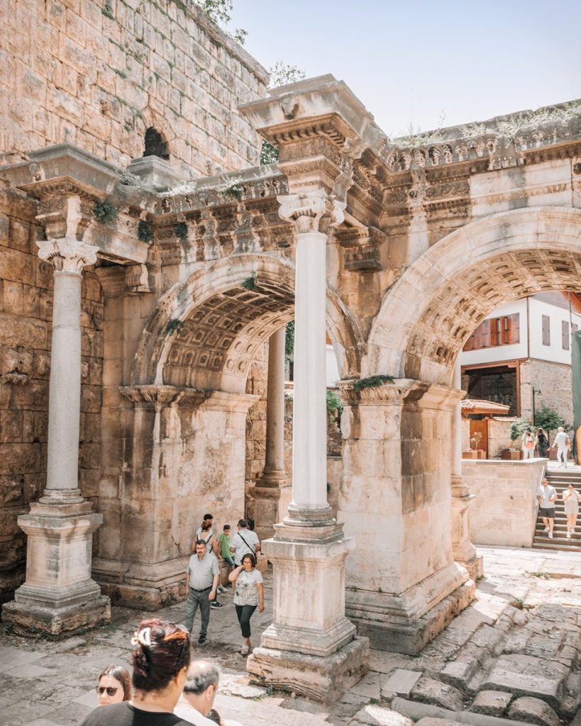 Hadrians Gate, entrance to the old city; How to spend 24 hours in Antalya