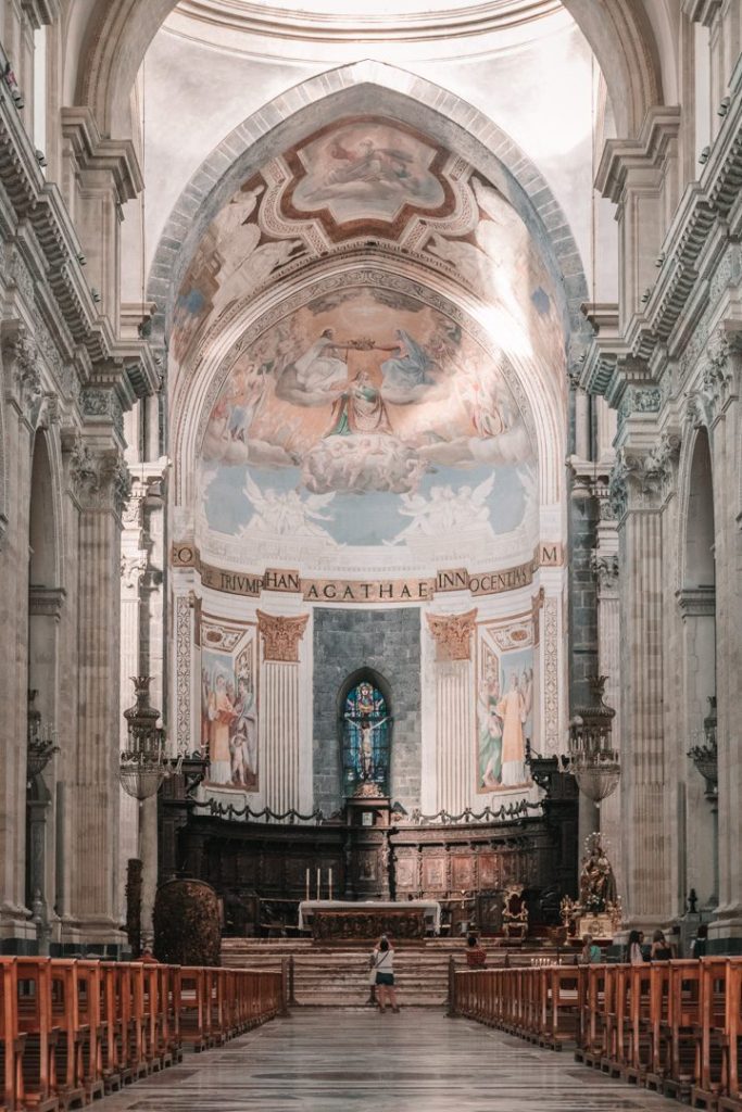 Beautifully decorated interior of a church