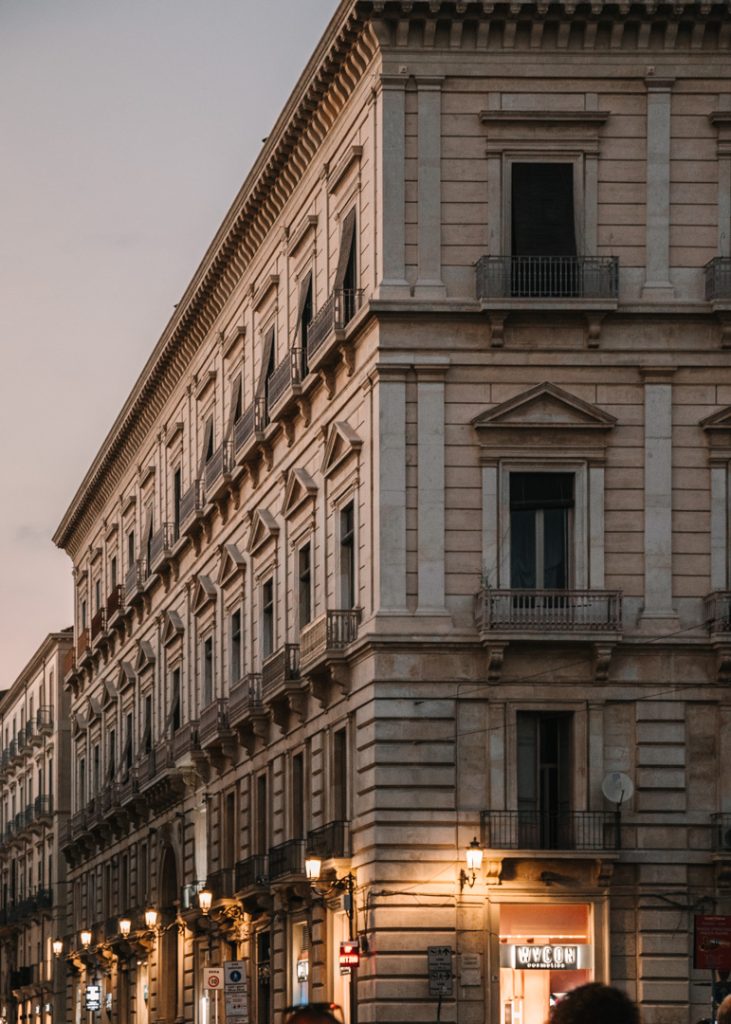 11-day Sicily Itinerary. Architecture of Catania taken during blue hour. 