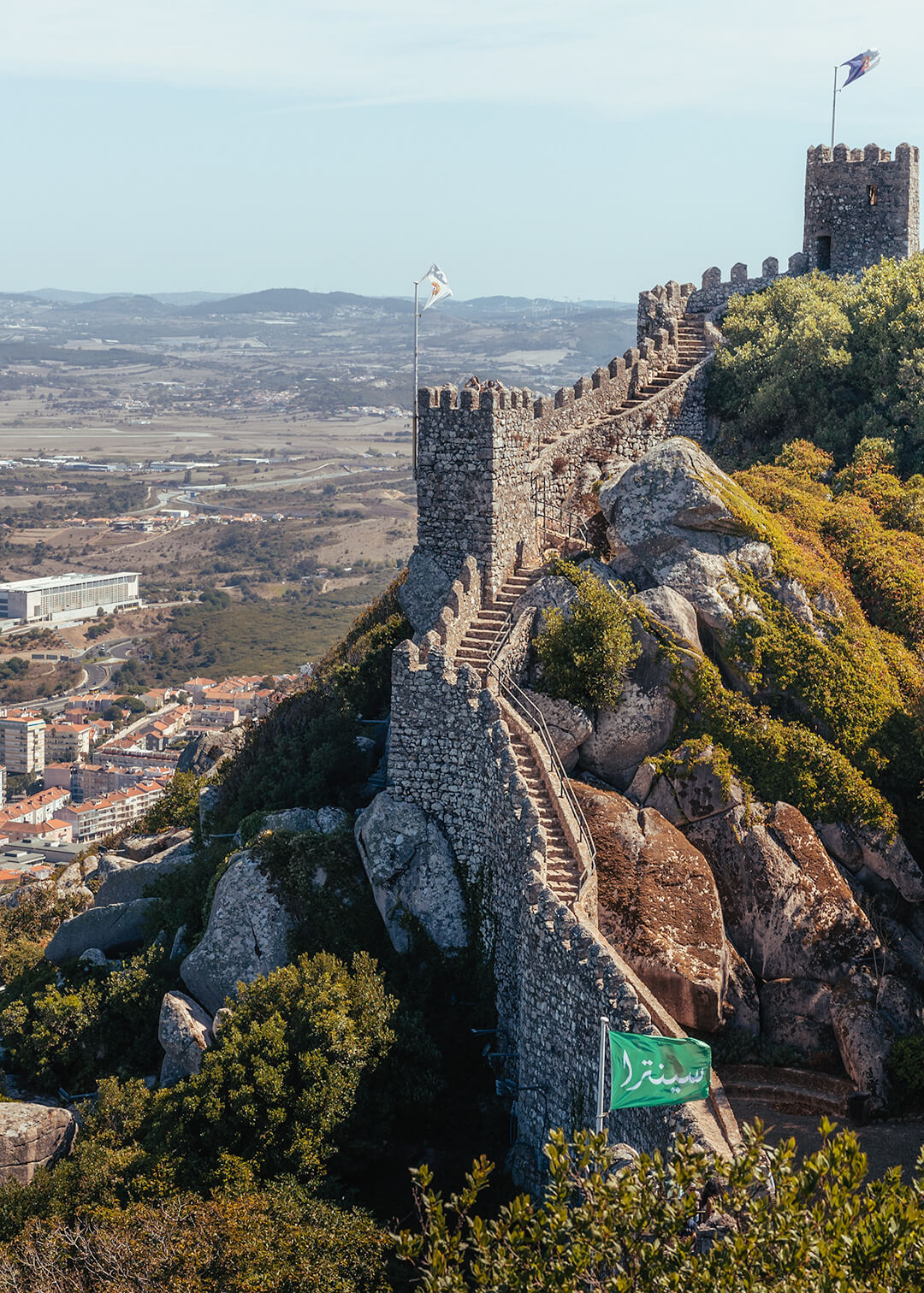 Remnants of the wall of the Moorish castle